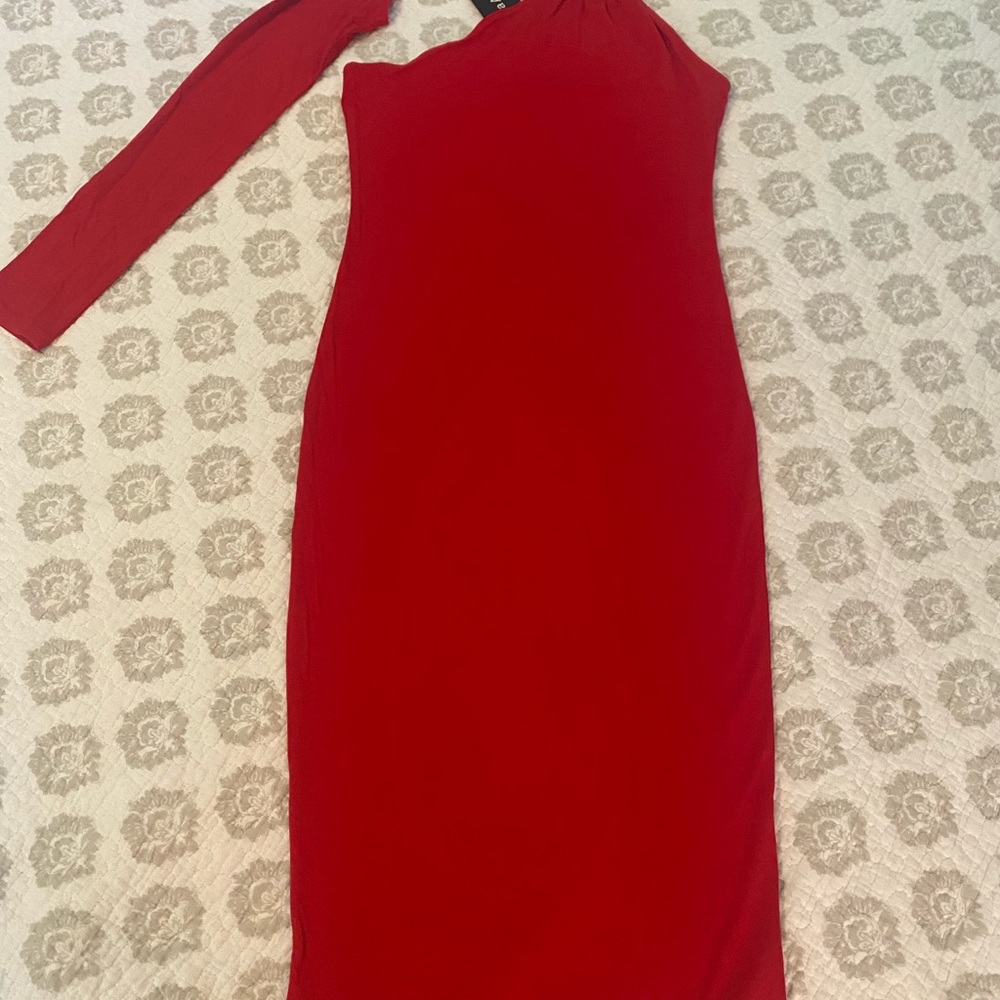 One shoulder dress